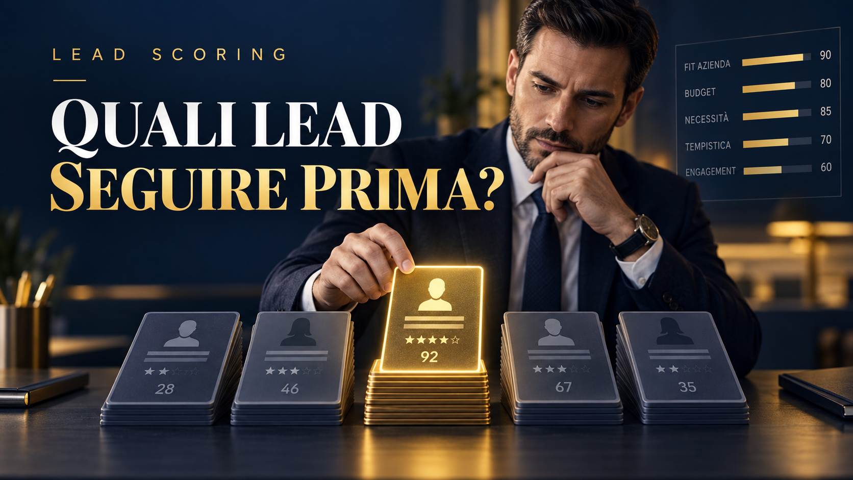 Lead scoring: quali lead seguire prima