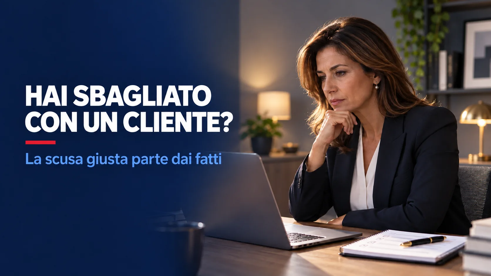 Come scusarsi con un cliente via email dopo un errore